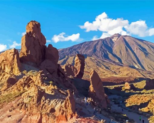 Mount Teide Diamond Painting