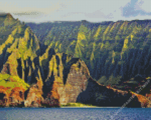 Napali Coast Diamond Painting