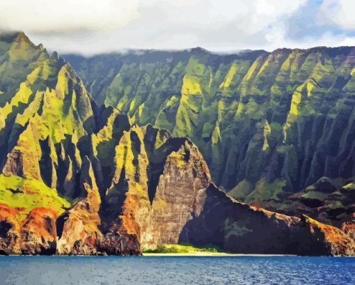 Napali Coast Diamond Painting