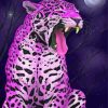 Pink Jaguar Diamond Painting