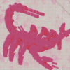 Pink Scorpion Diamond Painting