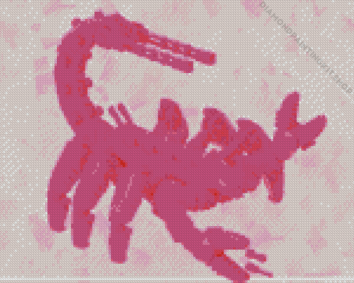 Pink Scorpion Diamond Painting