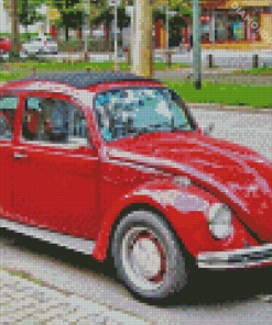 Vintage Volkswagen Bug Diamond Painting