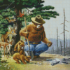 Smokey Bear Diamond Painting