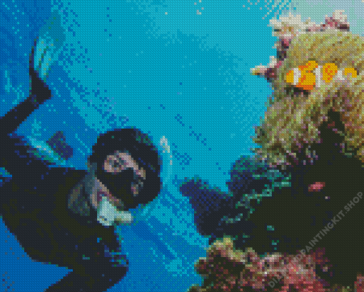 Snorkeling Diamond Painting