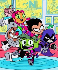 Teen Titans Go Diamond Painting