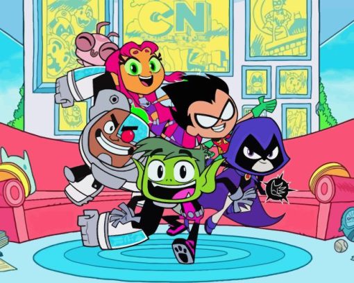 Teen Titans Go Diamond Painting