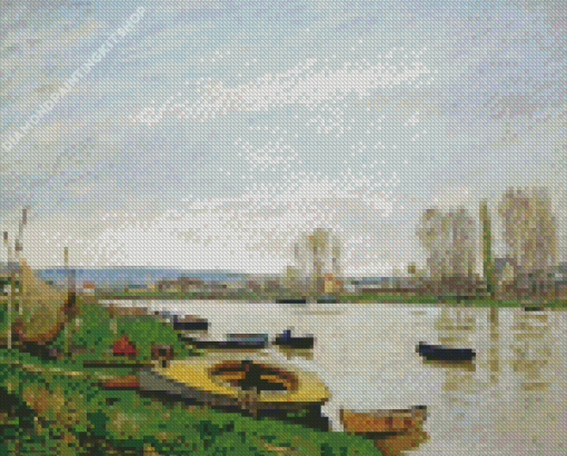 The Seine at Argenteuil Diamond Painting