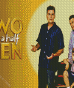 Two and a Half Men Diamond Painting