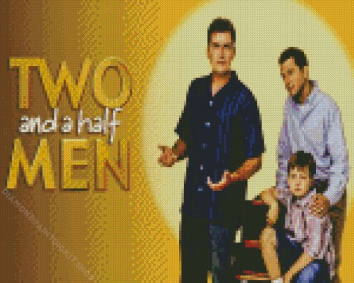 Two and a Half Men Diamond Painting