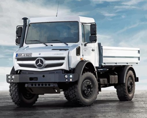 Unimog Truck Diamond Painting