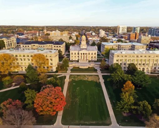 The University of Iowa Diamond Painting