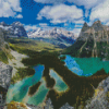 Yoho National Park Lake Ohara Diamond Painting