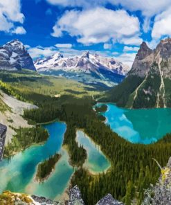 Yoho National Park Lake Ohara Diamond Painting