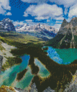 Yoho National Park Lake Ohara Diamond Painting