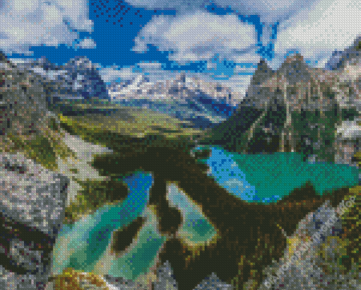 Yoho National Park Lake Ohara Diamond Painting