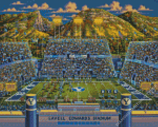 Byu Cougars Football Puzzle Diamond Painting