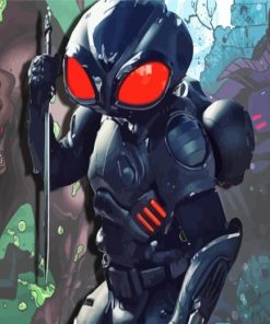 Black Manta Diamond Painting