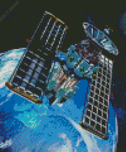 Earth Satellite Diamond Painting