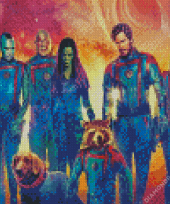 Guardians Of The Galaxy Diamond Painting