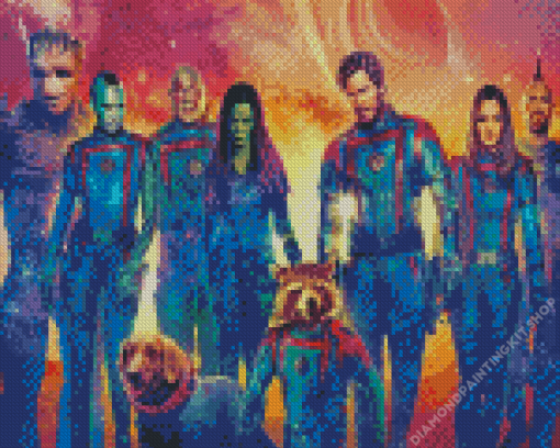 Guardians Of The Galaxy Diamond Painting