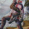 Kratos And Atreus Diamond Painting