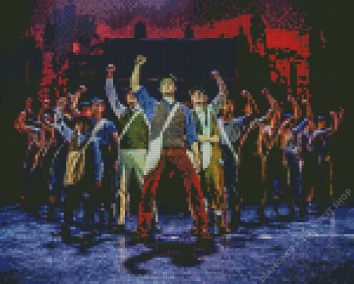 Newsies Characters Diamond Painting