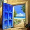 Open Door To Sea Diamond Painting