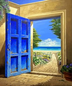 Open Door To Sea Diamond Painting