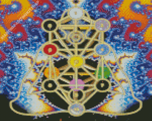 Tree Of Life The Sefirot Diamond Painting