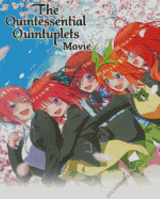 The Quintessential Quintuplets Diamond Painting