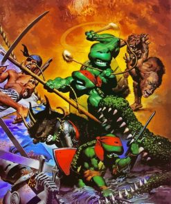 Ninja Turtles By Richard Corben Diamond Painting