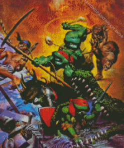 Ninja Turtles By Richard Corben Diamond Painting